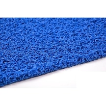 Mavi COLOURMAT Kaydırmaz Kaymaz Yolluk Karmaşık Halı Kıvırcık Paspas 120CM X 100CM Mavi