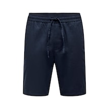 Onslinus 0007 Cot Lin Shorts Noos Erkek Şort Lacivert
