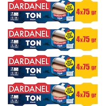 Dardanel Ton Balığı 4x75 Gr Ayçiçek Yağlı X 4 Adet
