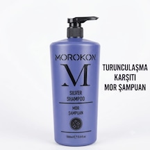Morokon Silver Mor Şampuan 1000 Ml Tüm Saç Tipleri