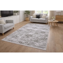 Merinos Vista 36892-098 Özel Kesme Halı Gri-antrasit Çok Renkli