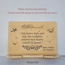 Münzevi Masaüstü Ahşap Rahle/tablet/kitap Tutucu-model036