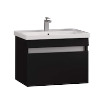 Turkuaz Frame Etajerli Lavabo 80X45 Cm Ve More Banyo Alt Dolabı Çok Renkli