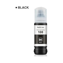 Okur Epson 108 Mürekkep Uyumlu L8050, L18050 Black 70ml