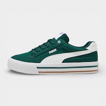 Puma Court Classic Vulc Fs Erkek Yeşil Spor Ayakkabı Sneaker-39635316 Yeşil