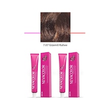 Hubrendy Tedarik 2 Li Set Premium 7.07 Gizemli Kahve - Kalıcı Krem Saç Boyası 2 X 50 G Tüp