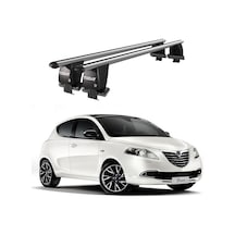 Royal Lancia Ypsilon 2010-2013 Uyumlu Gri Kilitli Ara Atkı Port Bagaj Tavan Barı