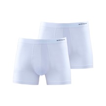 Blackspade Erkek Boxer 2'Li Paket Loose Fit 9626 Beyaz
