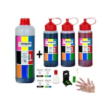 Perfection Hp Uyumlu Deskjet Ink Advantage 2335 Uyumlu, Kartuş Dolum Seti 1 Kg. + 3 X 500 Gr. Kartuş No : 652