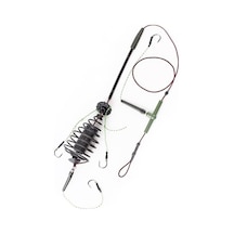 Ftk Sazan Yemi 30-80g Balık Kafesi Üç Bağlı Dize Kanca Yüksek Karbon Çelik Metal Besleyici Lavabo Yapay Yem Aksesuarları Göndermek 40g 40g