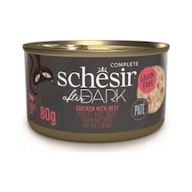 Schesir After Dark Tavuk ve Biftekli Yetişkin Kedi Konservesi 80 G