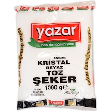 Yazar Kristal Toz Şeker 1000 G