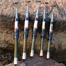 Karbon Fiberli Olta, Çelik Seramik Kılavuzlar, Mini Teleskopik Taşınabilir Ultralight Olta 1.3m