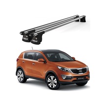 Trio-ıı Kia Sportage 2010 -2014 Uyumlu Kilitli Ara Atkı 135cm Port Bagaj Tavan Barı