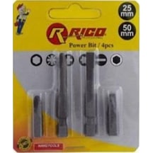 Rico Kk1146 Bits Uç Seti Takımı 4 Parça 25 MM-50 MM