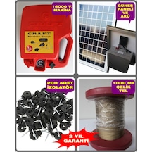 Çift Bobinli 14Kw Elektrikli Çit Seti 10 Dönüm İçin