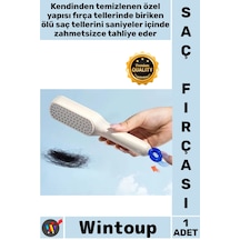 Kendinden Temizlenen Pratik Ergonomik Hijyenik Profesyonel Kolay Temizlenen Saç Fırçası Fırça