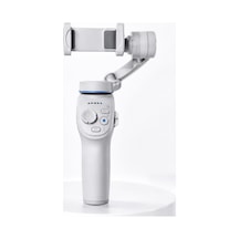 Tek 3 Eksen Telefon Gimbal Stabilizer Yapay Zeka Takipli Katlanabilir Dahili Dolgu Işıklı Video Sabitleyici Najmaddin
