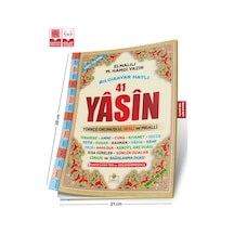 Merve Yayınları Bilgisayar Hatlı 41 Yasin Rahle Boy - Elmalılı Muhammed Hamdi Yazır