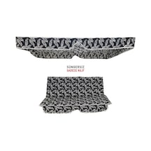 Salıncak Minder Kılıf Takımı(Süngersiz)2 Kişilik Minder-Siyahtüy (532720735)