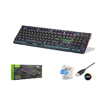 Lb G605 Mekanik Rgb Klavye Blue Switch - Siyah