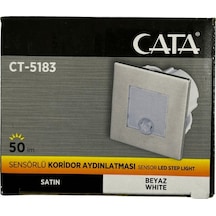 Cata Ct-5183 1,5w 6400k Beyaz Işık Sensörlü Koridor Aydınlatması 10 Adet
