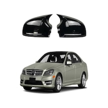 Mercedes C Serisi W204 Araca Özel Batman Yarasa Ayna Kapağı Piano