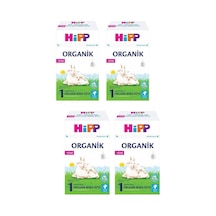 Hipp Organik 1 Keçi Sütü Bazlı Bebek Sütü 400 Gr 4 Adet