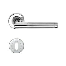Condi 103l Saten Krom Rozetlı Kapı Kolu Rozetli Wc Tk