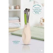 Yenidoğan Uyumlu Ergonomik Bebek Tırnak Makası - Güvenli Ve Kolay Kesim