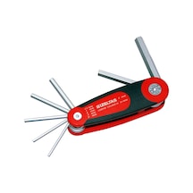 İzeltaş 4912 Kaset 2.5 MM - 10 MM  Allen Anahtar Takımı 7 Parça - 4912003107