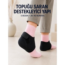 Trendexa Mey İthalat Topuk Destek Çorabı S Beden 36-40 Ayarlanabilir Cırtlı Günlük Kullanım