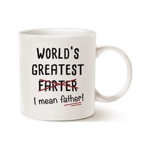 World's Greatest Farter I Mean Father Kupa Bardak Coffee Mug Beyaz - Çok Renkli