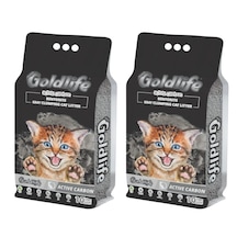 Goldlife Premium Aktif Karbon Kedi Kumu 10 Lt X 2 Adet