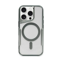 İphone 12 Kılıf Boyi Magsafe Silikon Kapak - Yeşil