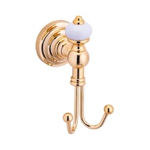 İsaoğlu Yapı Gold Banyo Askılığı Pirinç Paslanmaz Vintage Askılık Gold
