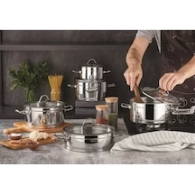 Kahramanlar Sırma Tencere Seti 10 Parça Çok Renkli