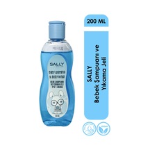 SALLY Bebek Şampuan ve Yıkama Jeli Mavi 200 ML