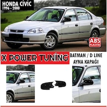 Honda Civic 1996.2001 Parlak Siyah Batman Ayna Kapağı