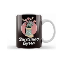 Gardening Queen Garden Lady Gardener Landscaper Flowers Lawn Kupa Bardak Porselen Karışık