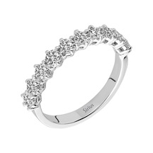 Sirius E Renk 0,70 Karat Pırlanta Taşlı Yarım Tur Yüzük 0823R0138