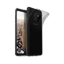 Samsung Uyumlu Galaxy S9 Plus Kilif Soft Silikon Seffaf-Siyah Arka Kapak 272842452