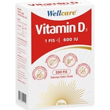 Wellcare Vıtamın D3 600 Iu 30 Ml Sprey