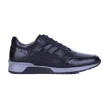 Fosco - Siyah Hakiki Deri Erkek Sneakers 2720-1 - 6960-565-siyah Siyah