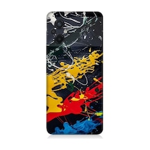 Xiaomi Poco M5 Uyumlu Renkli Boyalar Desenli Silikon Kılıf