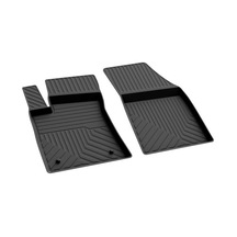 Ferrous Autoaccessories Renault Express Ön 2 Parça İle Uyumlu 4d Havuzlu Kauçuk Paspas 2021 Ve Üstü Açık Bej