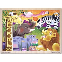 Melissa And Doug Ahşap 24 Parça Yapboz Safari