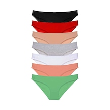 7 Adet Süper Eko Set Likralı Kadın Slip Külot Set 1 Beden: M Standart