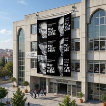 Mustafa Kemal Atatürk Altın İmza Ay Yıldız Bayrak Poster Bayrak Raşel Kumaş 6x9 Metre Ata59 Diğer