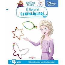 Disney Eğitsel Karlar Ülkesi El Becerisi Etkinlikleri Yazıya Hazırlık 4+Yaş- Beta Kids